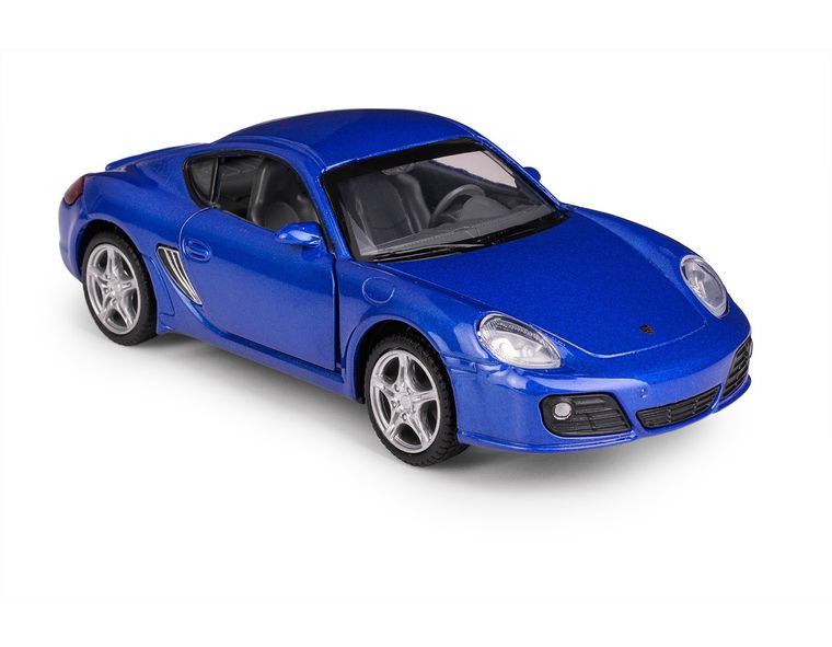Daffi, MSZ, Porsche Cayman S, pojazd, model metalowy, niebieski, 1:32