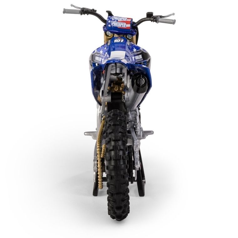 Daffi, Yamaha YZ450 Motocross of Nations Bike 2022 Eli Tomac, motocykl, model metalowy, 1:12