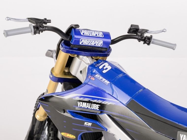 Daffi, Yamaha YZ450F Star Racing Team Bike 2022 Rider: Eli Tomac No.3, motocykl, model metalowy, 1:6