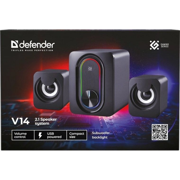 Defender, głośniki komputerowe, V14 2.1 bluetooth, 11W, USB, 65314