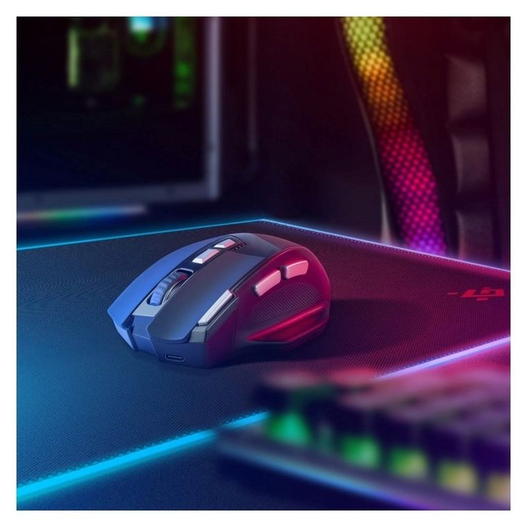 Defender, Knight RF, mysz, bezprzewodowa, 3200dpi, 8P, czarna, GM-885