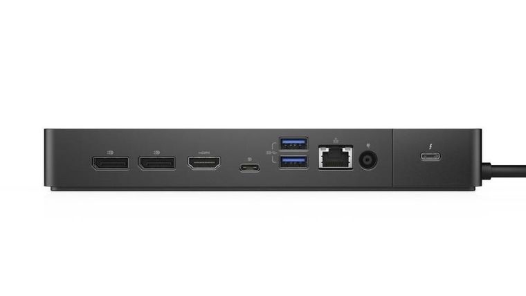 Dell WD19TBS 180 W, Stacja dokująca, 3x USB 3.1, 2x USB-C, 1x HDMI, 2x DP, 1x RJ45, 1x Thunderbolt 3