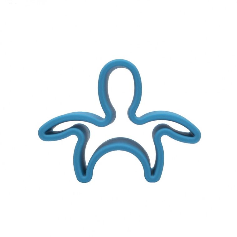 Dena, ludzik i domek, klocki silikonowe, blue