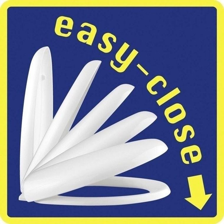 Deska sedesowa, Kos, Thermoplast, biała