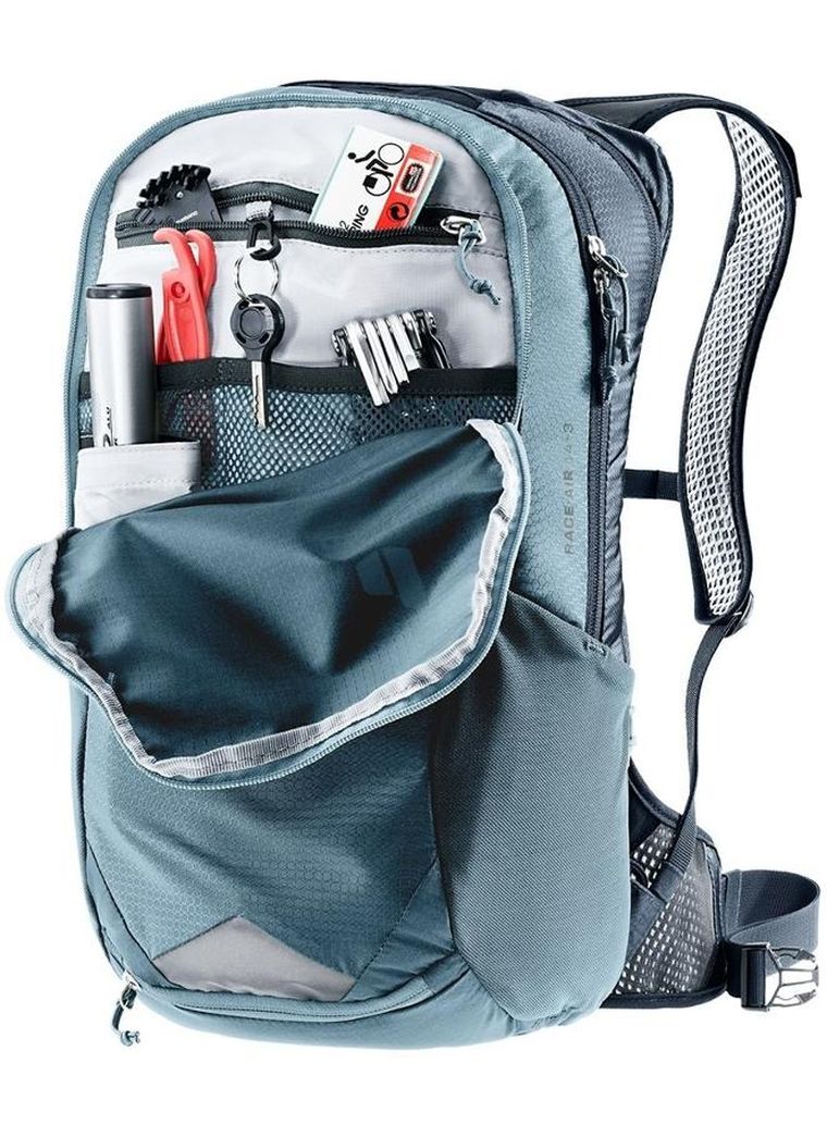 Deuter, Race Air 14, plecak rowerowy, atlantic