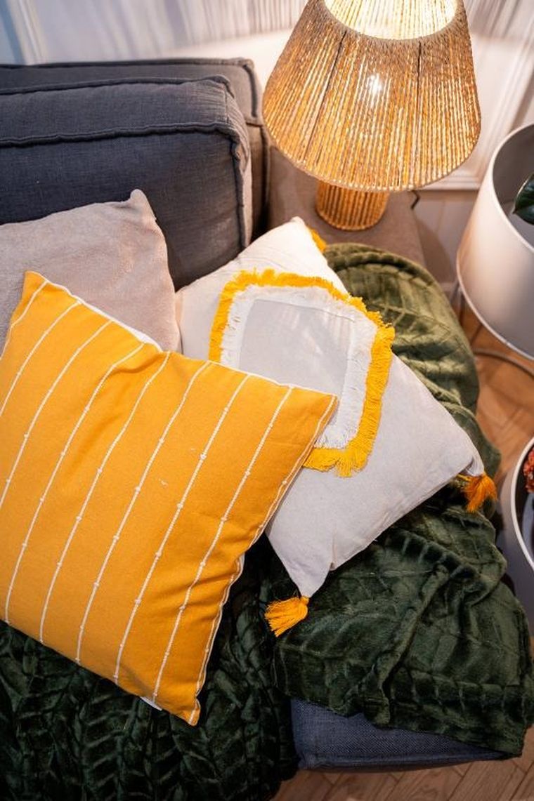 Douceur d'intérieur, poduszka dekoracyjna do salonu, Malory, 50-30 cm