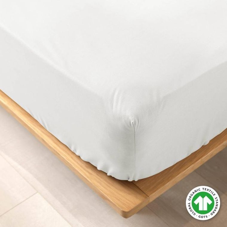 Douceur d'intérieur, podwójne prześcieradło z organicznej bawełny, Biolina, 140-190 cm