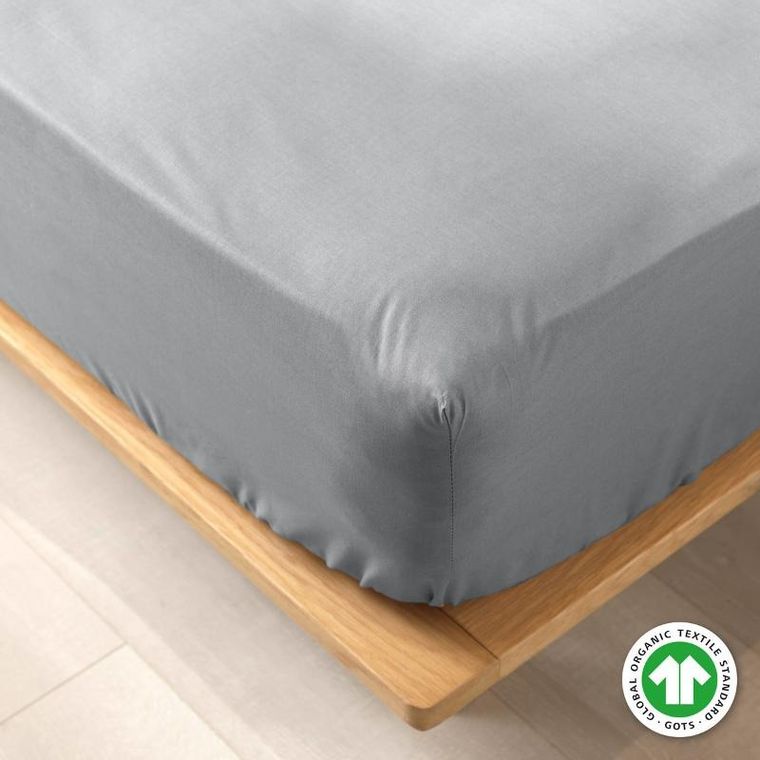 Douceur d'intérieur, podwójne prześcieradło z organicznej bawełny, Biolina, 140-190 cm