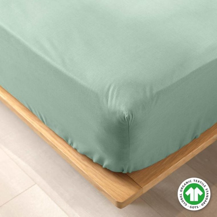 Douceur d'intérieur, podwójne prześcieradło z organicznej bawełny, Biolina, 140-190 cm