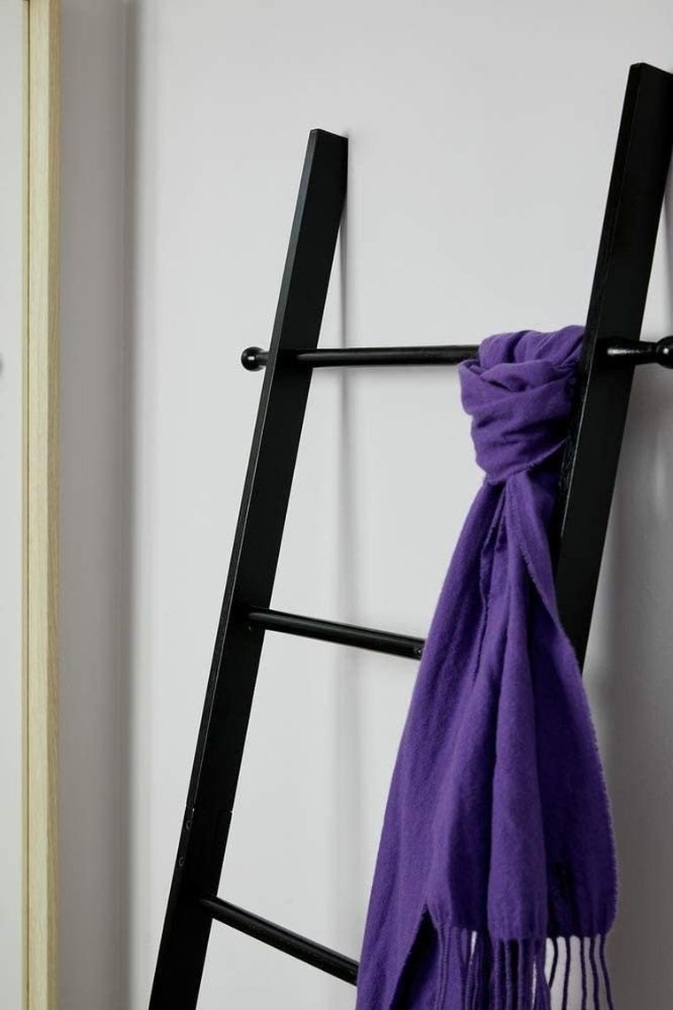 Drabina łazienkowa, Suri Bamboo, czarna