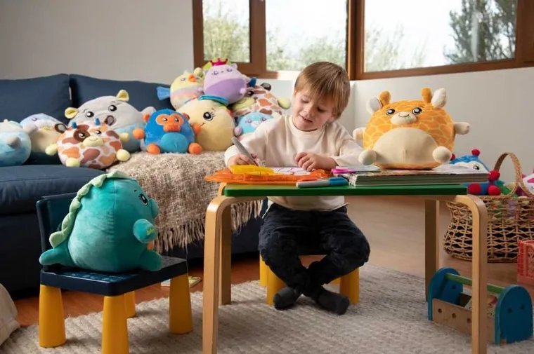 Dream Beams, Królik Rosie, maskotka świecąca w ciemności, 30 cm