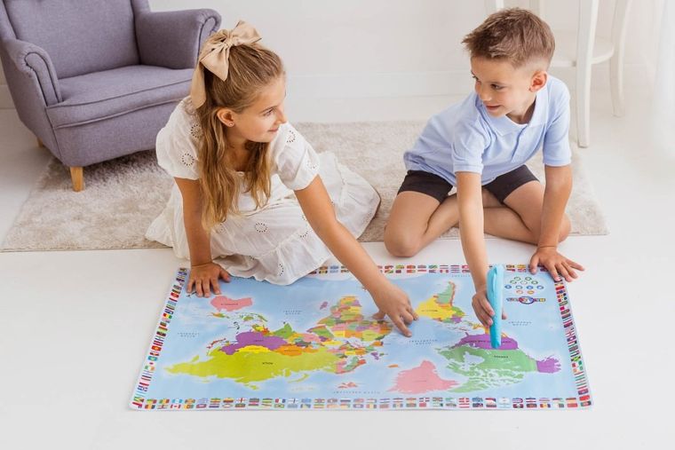 Dumel Discovery, Interaktywna mapa świata, zabawka edukacyjna