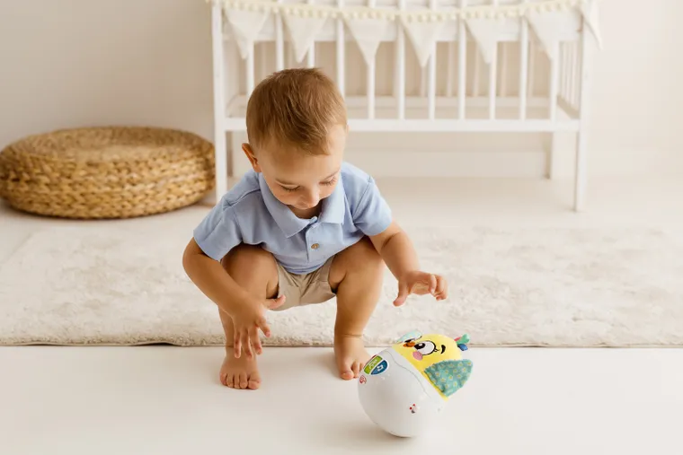 Dumel Discovery, Kurczak Leoś, interaktywna wańka-wstańka