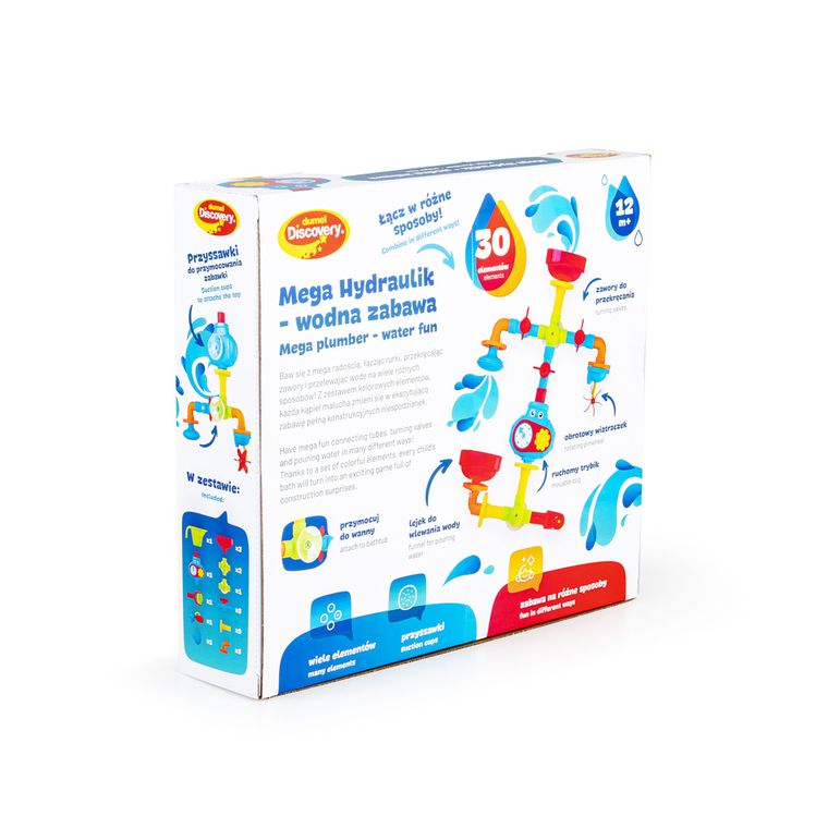 Dumel Discovery, Mega Hydraulik, Wodna Zabawa, zabawka do kąpieli