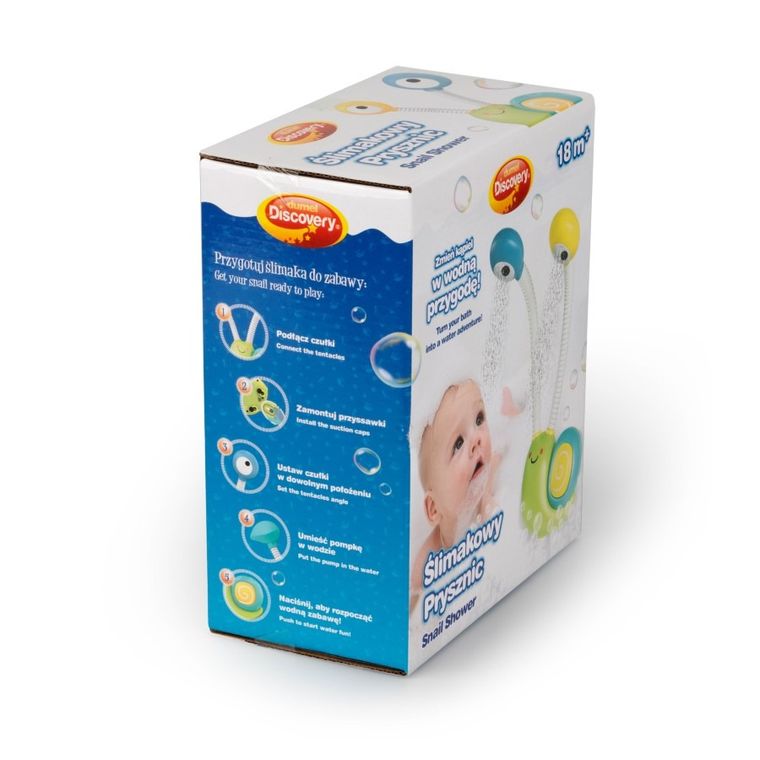 Dumel Discovery, ślimakowy prysznic, zabawka do wody