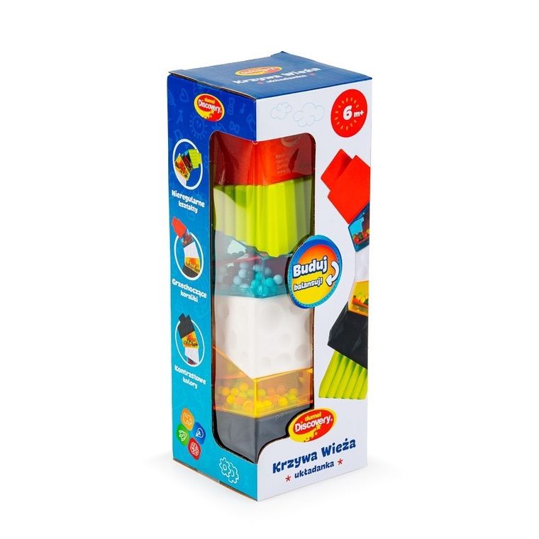 Dumel Discovery, Układanka krzywa wieża, zabawka interaktywna