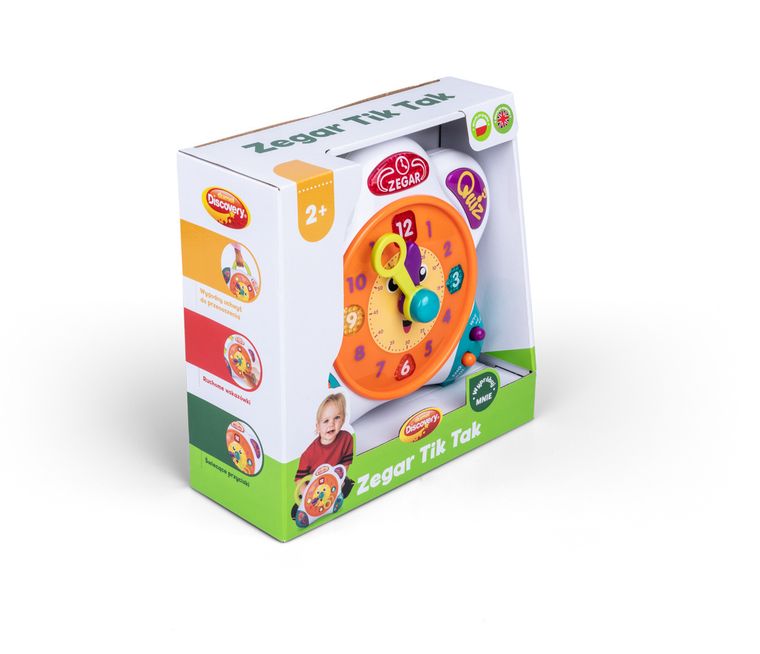 Dumel Discovery, Zegar Tik Tak, zabawka edukacyjna