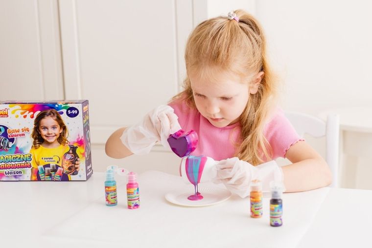 Dumel, Magiczne Malowanie, Wazon, zestaw kreatywny