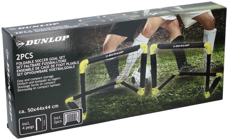 Dunlop, bramka piłkarska, 55-44 cm, 2 szt.