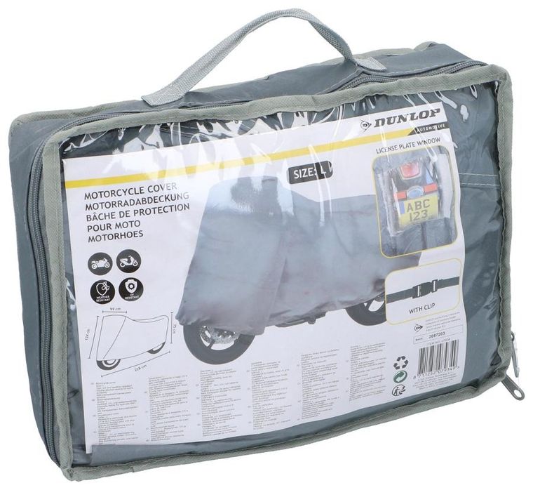 Dunlop, pokrowiec na motor, 228-124/75-99 cm