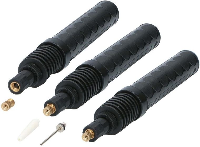 Dunlop, pompka do piłek z igłą i akcesoriami, dwukierunkowa, 23,5 cm