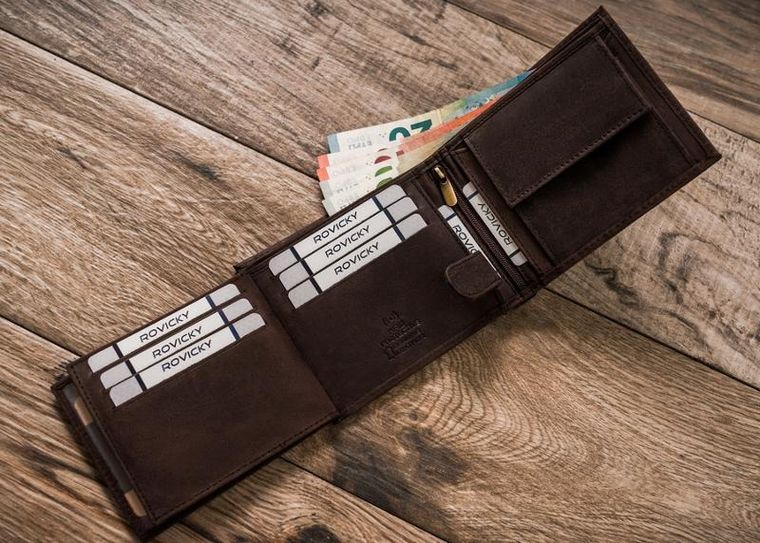 Duży, skórzany portfel męski, Always Wild