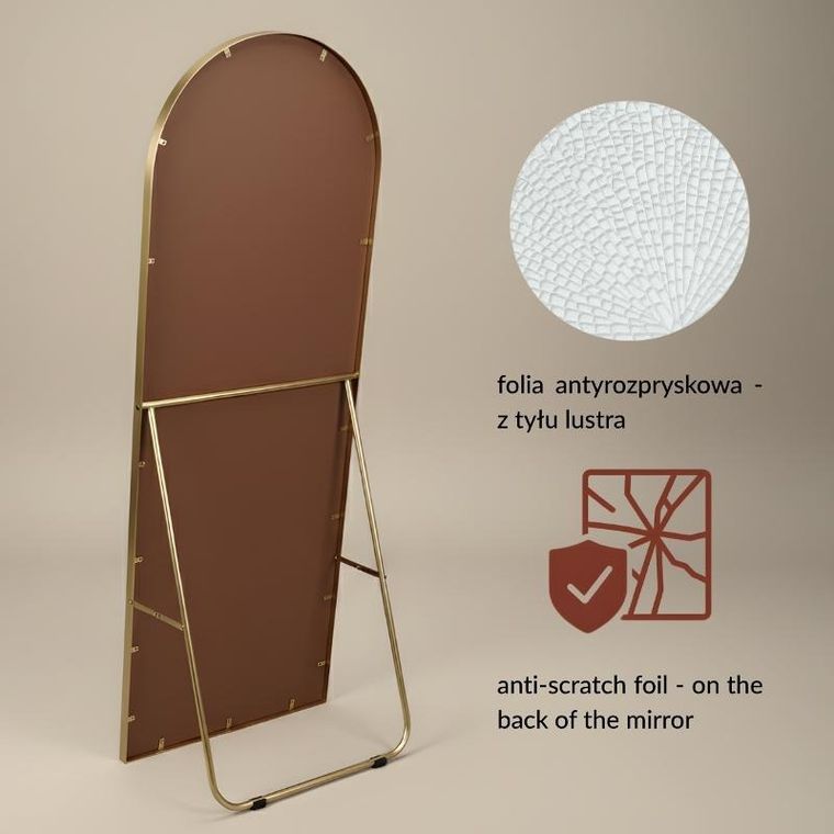 Edaxo, Fram, lustro stojące, duże, 50-150 cm