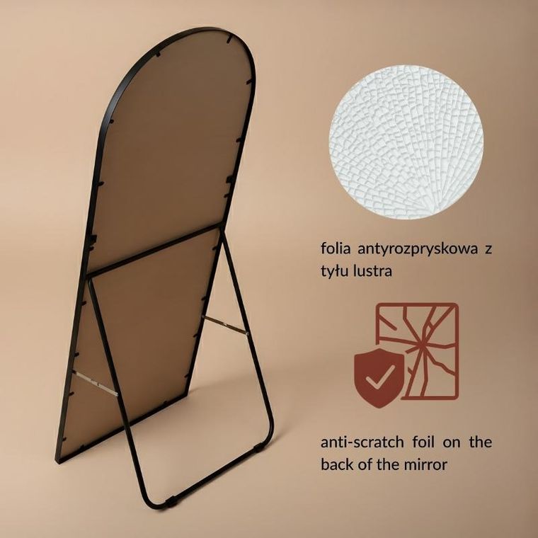 Edaxo, Fram, lustro stojące, duże, 50-150 cm