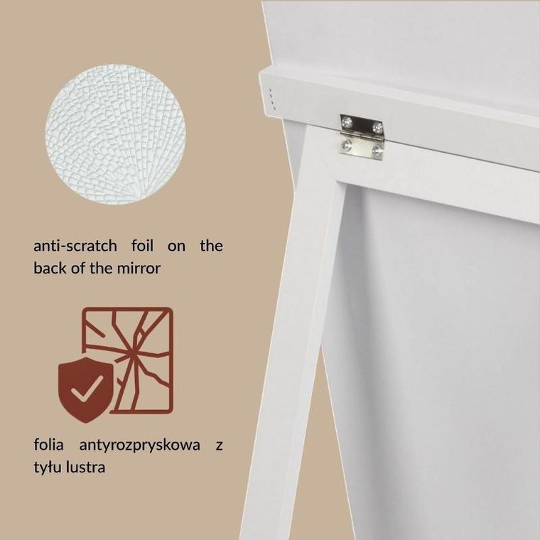 Edaxo, Havlys, lustro stojące, 127-37 cm