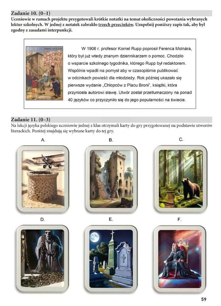 Egzamin ósmoklasisty. Język polski. Arkusze egzaminacyjne