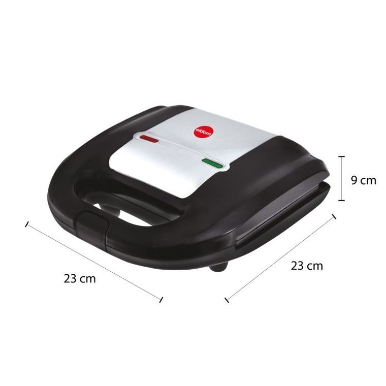 Eldom, Ruddy, opiekacz do kanapek, 750W, płyty granitowe, ST11G