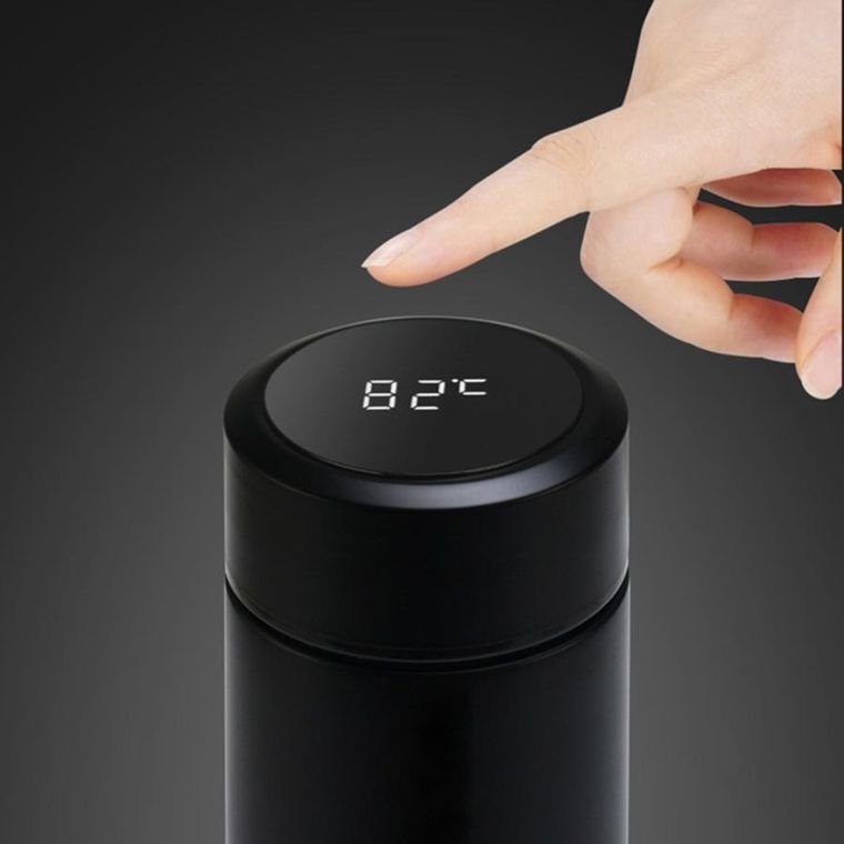 Elitehoff, kubek termiczny, z wyświetlaczem temperatury, 500 ml