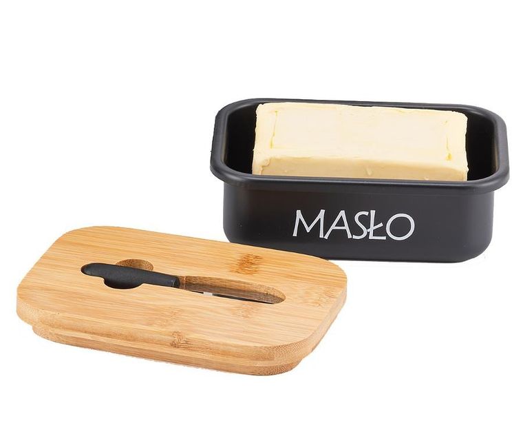 Elitehoff, zestaw pojemników kuchennych i maselniczka, 3 szt., E-6057