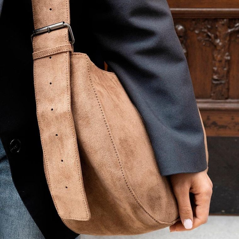 Elodie Details, Moon Bag, torba dla mamy, caramel brown
