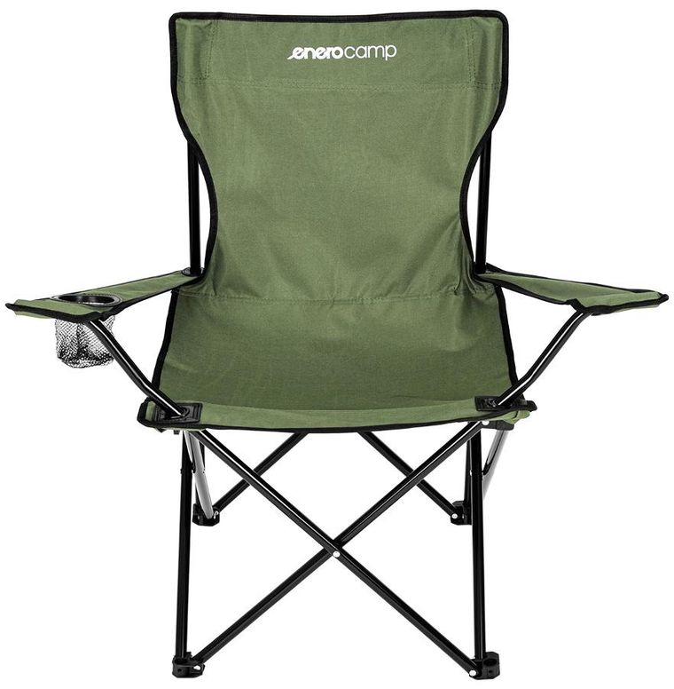 Enero camp, krzesło turystyczne składane, 50-50-80 cm, zielone