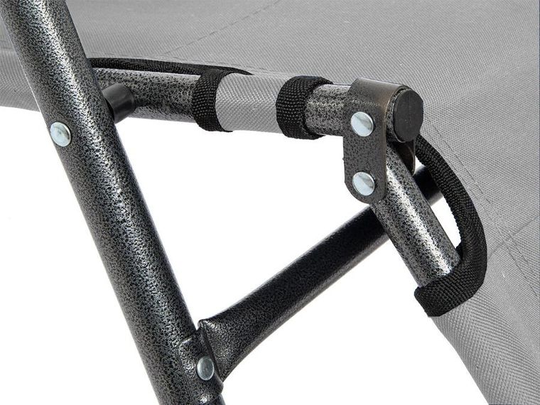 Enero Camp, Level, fotel wielopozycyjny z zagłówkiem, szary