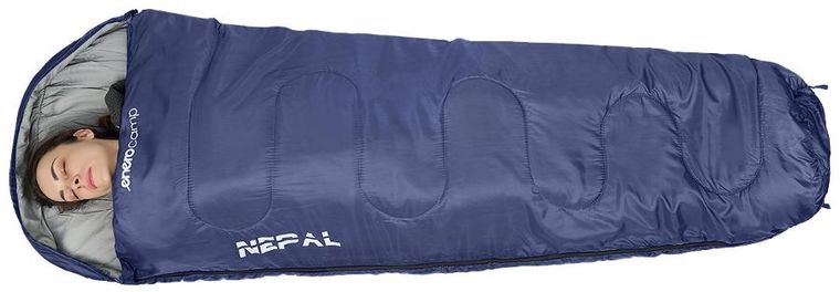 Enero Camp, Nepal, śpiwór, granatowy, 210-80-50 cm