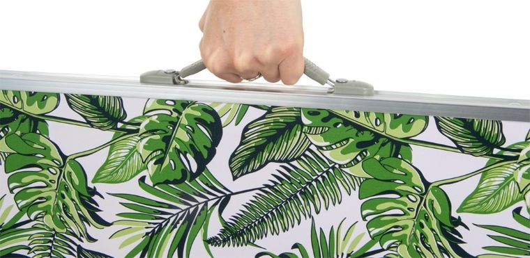 Enero Camp, składany stolik turystyczny, Jungle, 80-60-70 cm