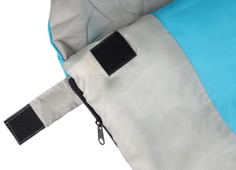 Enero camp, śpiwór turystyczny traveler, błękitno-szary, 210-80/50 cm