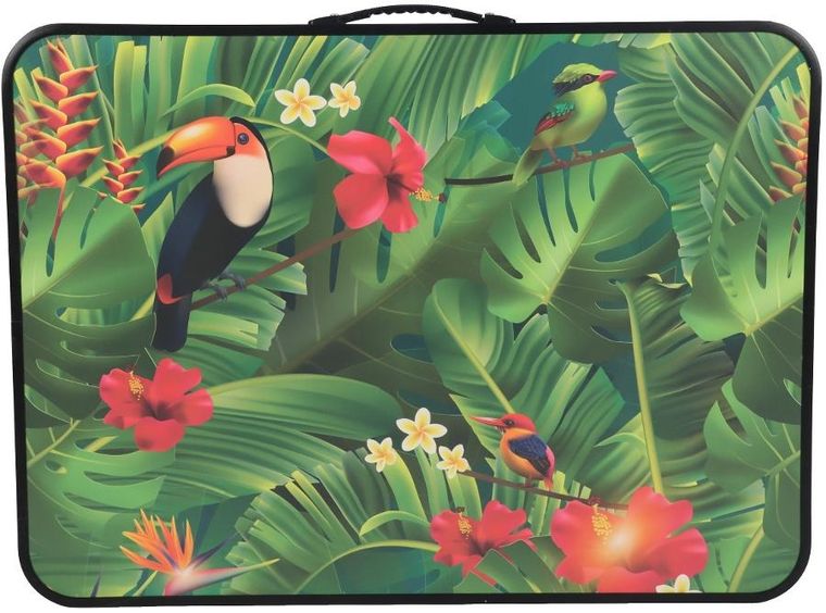 Enero Camp, stolik turystyczny, flower, 75-55-25-59 cm