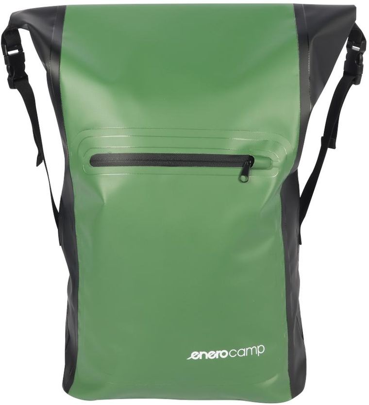 Enero Camp, wodoszczelny plecak turystyczny, zielony, 25l