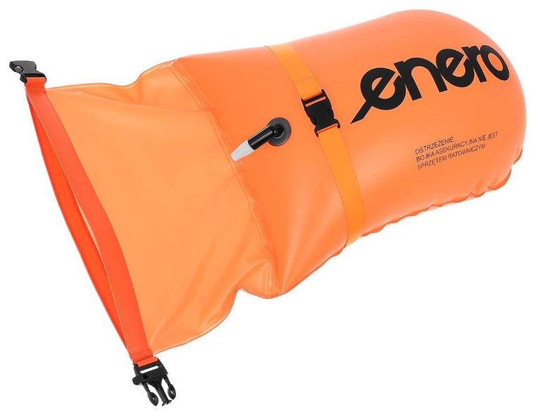 Enero, dmuchana bojka asekuracyjna, sucha kieszeń 2w1, 69-37,5 cm