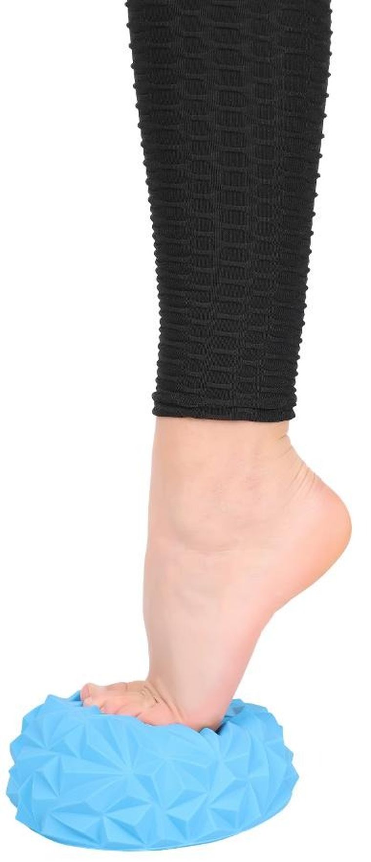 Enero Fit, półkula sensoryczna do masażu, diament, niebieska