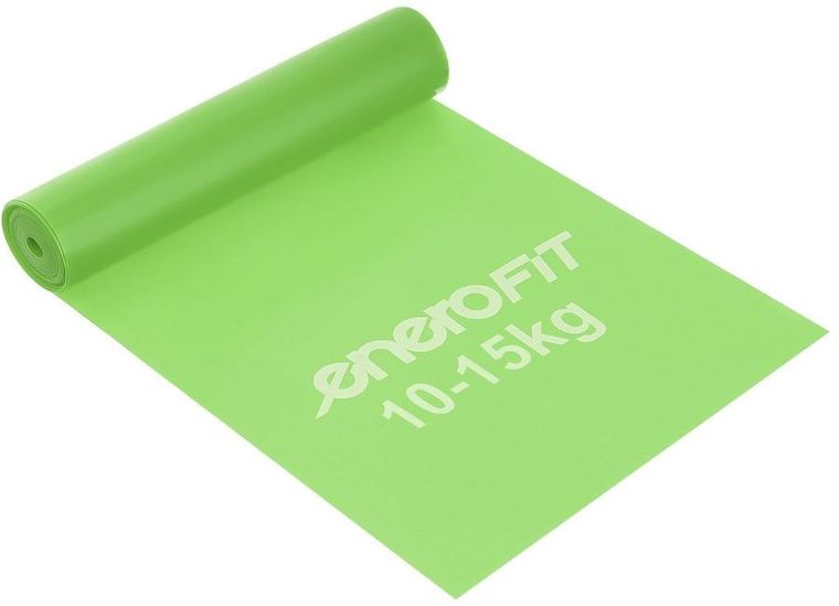 Enero fit, taśma treningowa do ćwiczeń pilates, 2000-150-0,40mm, 10-15kg, zielona