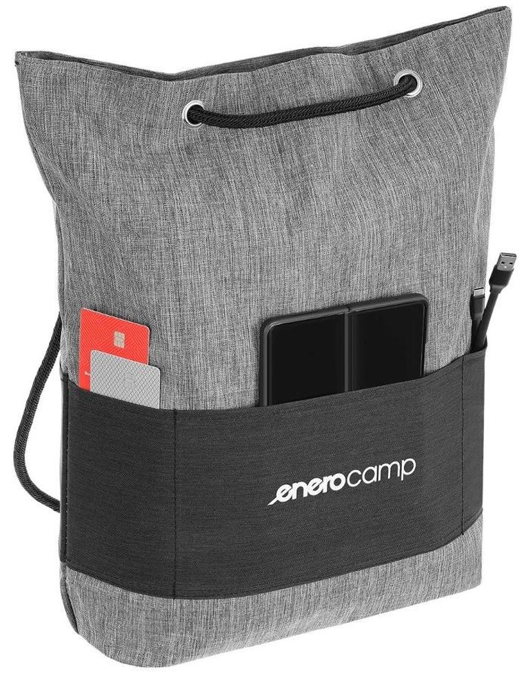 Enero, torba termiczna, plecak 2w1, szara, 41-14-45 cm