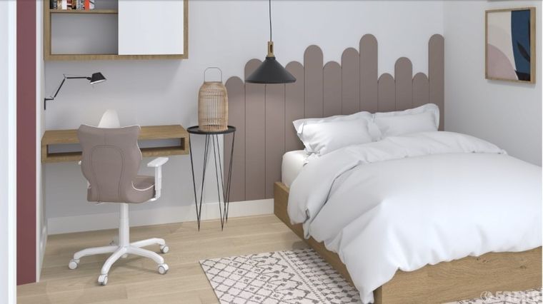 Entelo, Duo, krzesło młodzieżowe z podłokietnikami, wzrost 146-176,5 cm, różowe