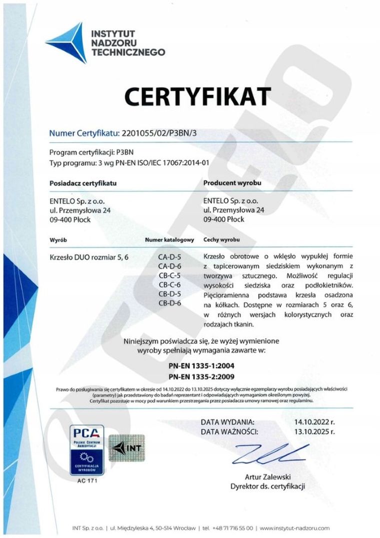 Entelo, Duo, krzesło młodzieżowe z podłokietnikami, wzrost 146-176,5 cm, szare