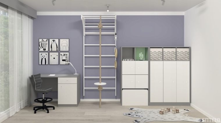 Entelo, Petit, krzesło dziecięce z podnóżkiem, wzrost 119-142 cm, ciemny szary