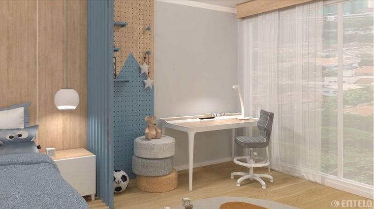 Entelo, Petit, krzesło dziecięce z podnóżkiem, wzrost 119-142 cm, szare