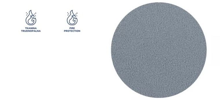 Entelo, Petit, krzesło dziecięce z podnóżkiem, wzrost 133-159 cm, niebieskie